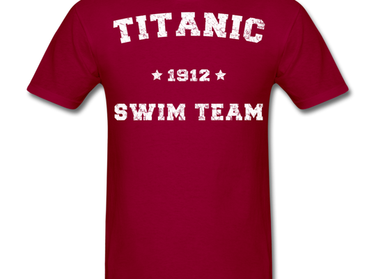 Titanic Swim Team - Men's T-Shirt-CruiseHabit