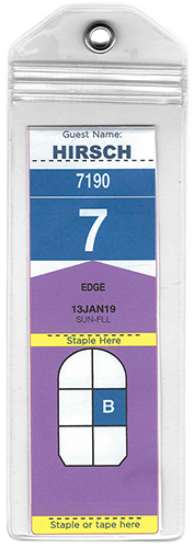 Luggage Tag Holders - Holds Tags for Royal Caribbean, Celebrity - Pack of 10-CruiseHabit