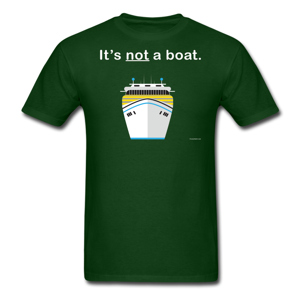 "It's Not a Boat" (Cruise Ship Style) - Men's T-Shirt-CruiseHabit