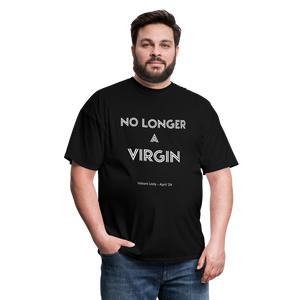 No Longer a Virgin T-Shirt - April 2024 Group - black