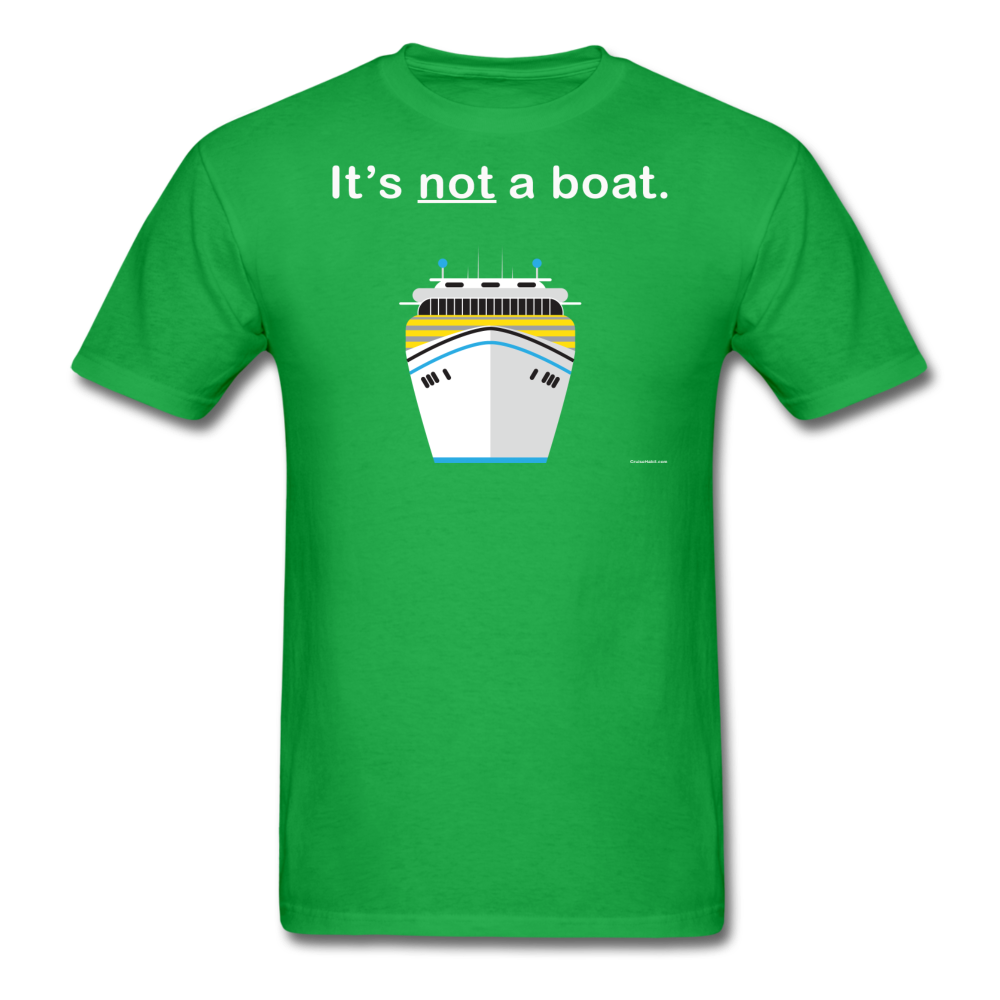 "It's Not a Boat" (Cruise Ship Style) - Men's T-Shirt-CruiseHabit