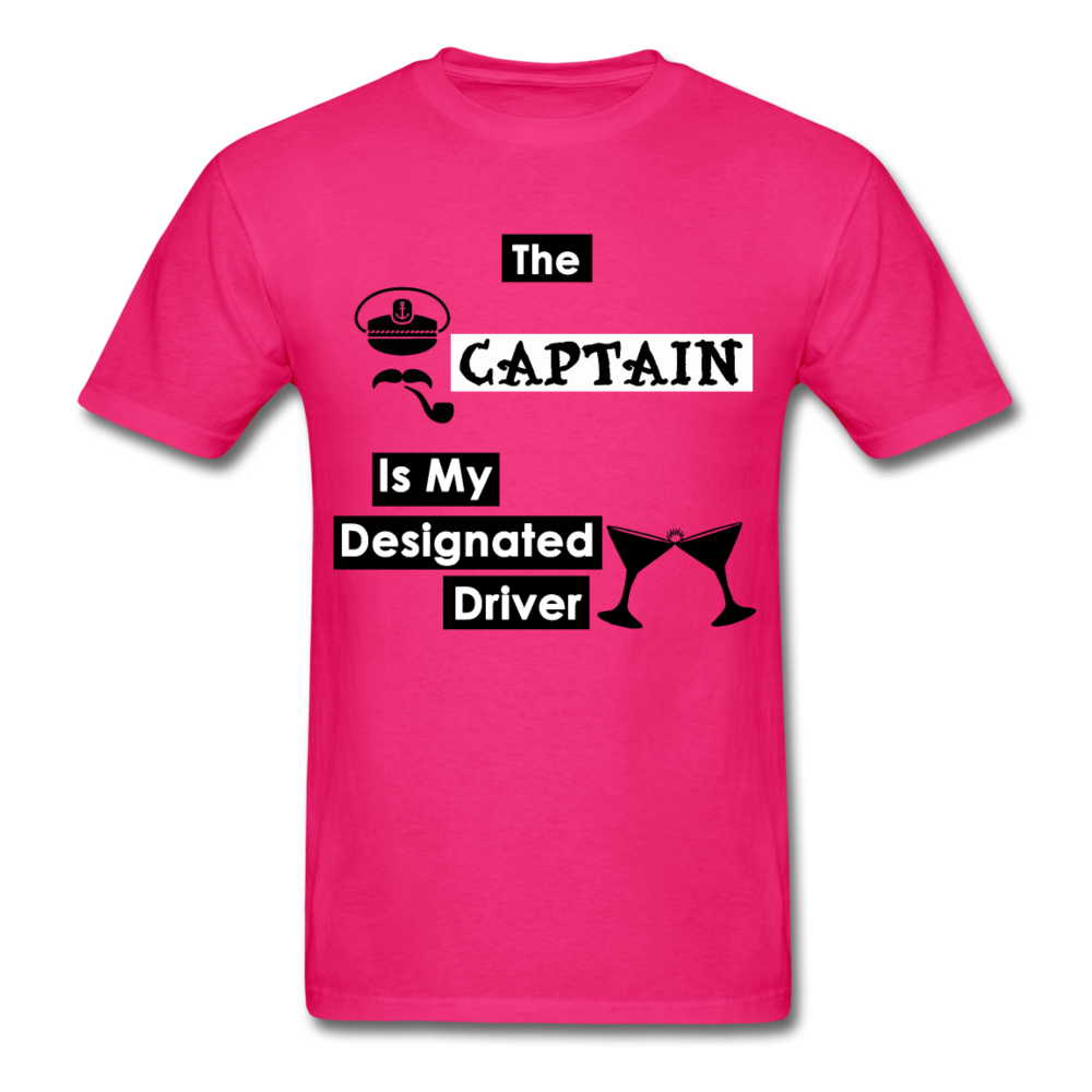 "The Captain Is My Designated Driver" - Men's T-Shirt-CruiseHabit