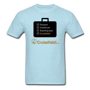 Cruise Checklist Shirt (Men's) - powder blue