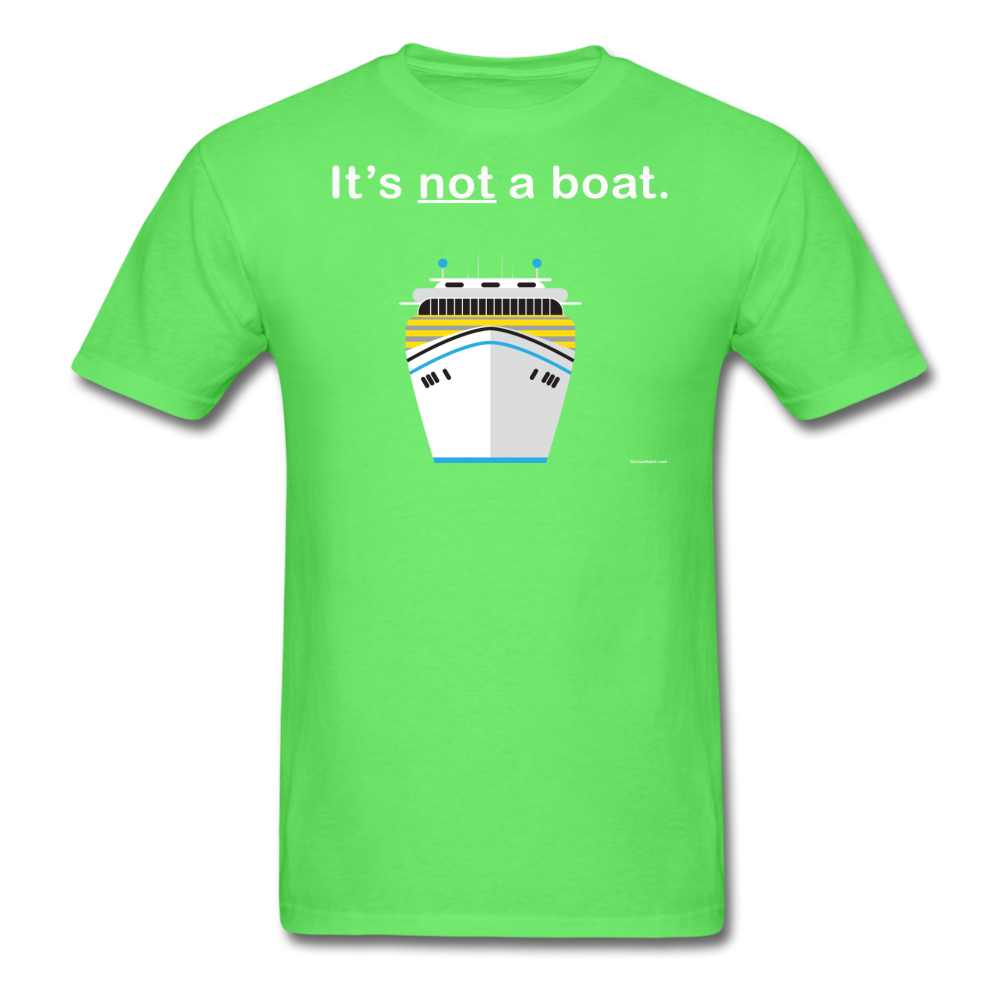 "It's Not a Boat" (Cruise Ship Style) - Men's T-Shirt-CruiseHabit