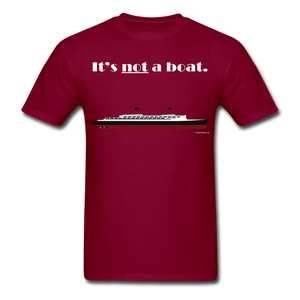 "It's Not a Boat" (Ocean Liner Design - Men's T-Shirt-CruiseHabit