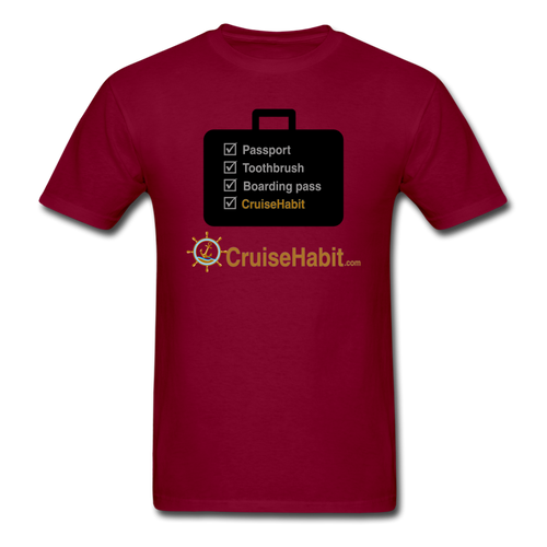 Cruise Checklist Shirt (Men's) - burgundy