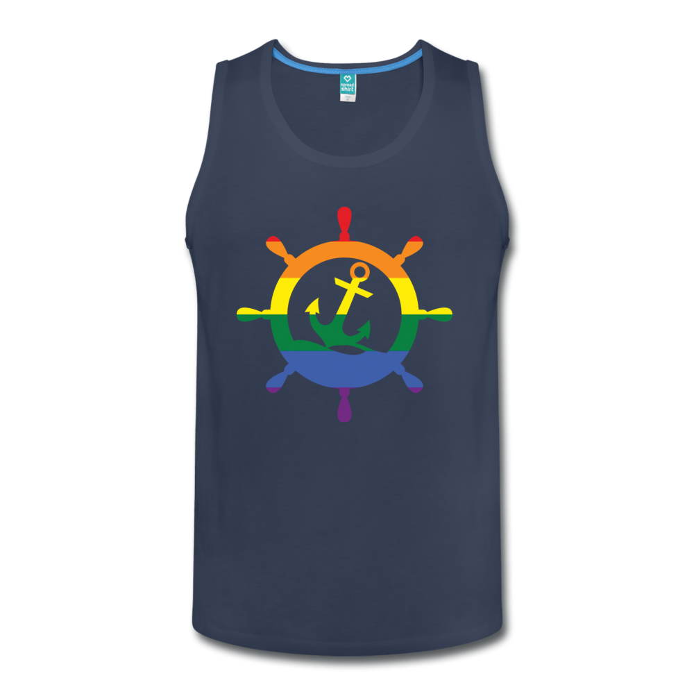 CruiseHabit LGBTQ+ Pride & Equality Shirt - Net Proceeds Go to Charity - Men's Tank-CruiseHabit