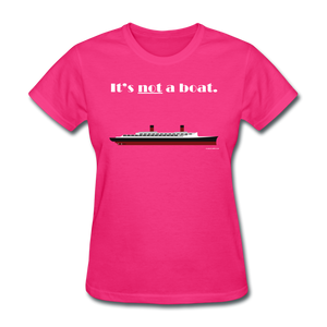 "It's Not a Boat" (Ocean Liner Design) - Women's T-Shirt-CruiseHabit