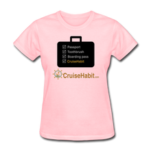 Load image into Gallery viewer, Cruise Checklist Shirt (Women&#39;s) - pink