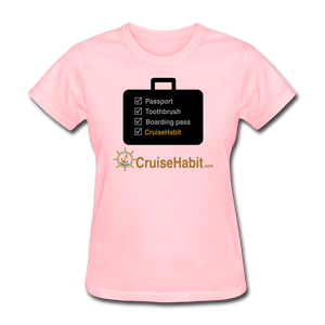 Cruise Checklist Shirt (Women's) - pink