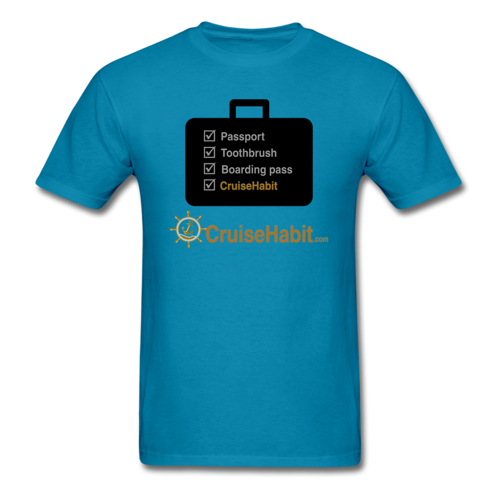 Cruise Checklist Shirt (Men's) - turquoise