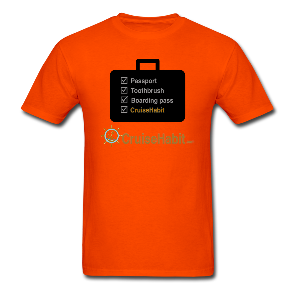 Cruise Checklist Shirt (Men's) - orange