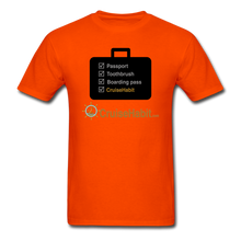 Load image into Gallery viewer, Cruise Checklist Shirt (Men&#39;s) - orange