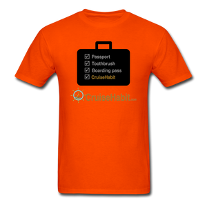 Cruise Checklist Shirt (Men's) - orange