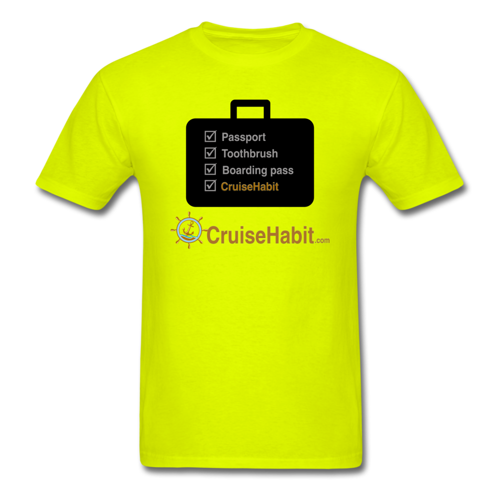Cruise Checklist Shirt (Men's) - safety green