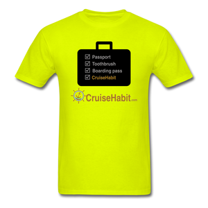 Cruise Checklist Shirt (Men's) - safety green
