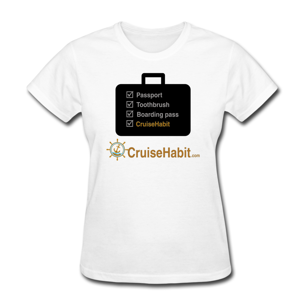 Cruise Checklist Shirt (Women's) - white