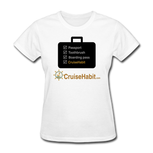 Cruise Checklist Shirt (Women's) - white