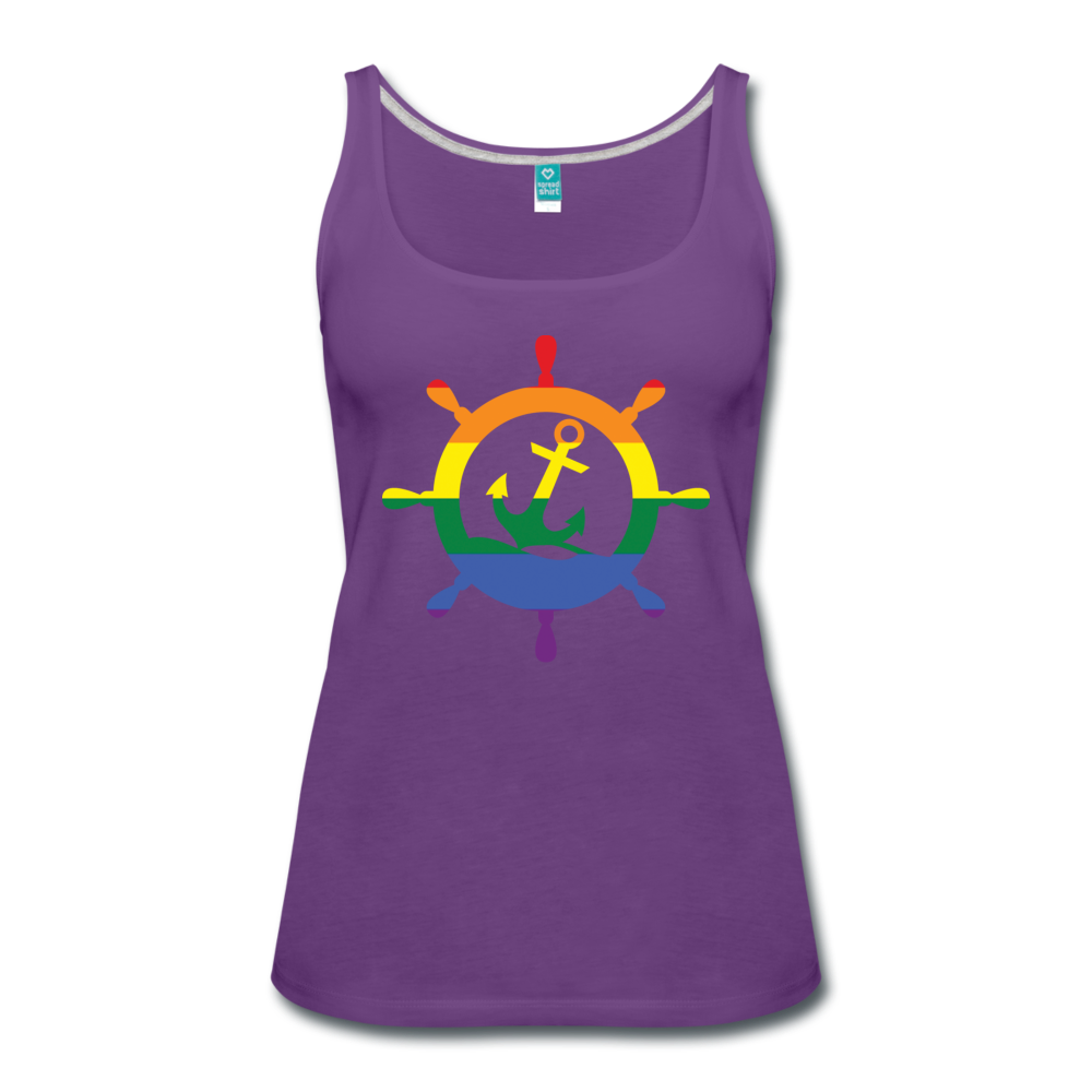 CruiseHabit LGBTQ+ Pride & Equality Shirt - Net Proceeds Go to Charity - Women's Tank-CruiseHabit