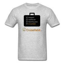 Load image into Gallery viewer, Cruise Checklist Shirt (Men&#39;s) - heather gray