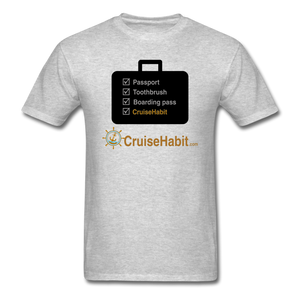 Cruise Checklist Shirt (Men's) - heather gray