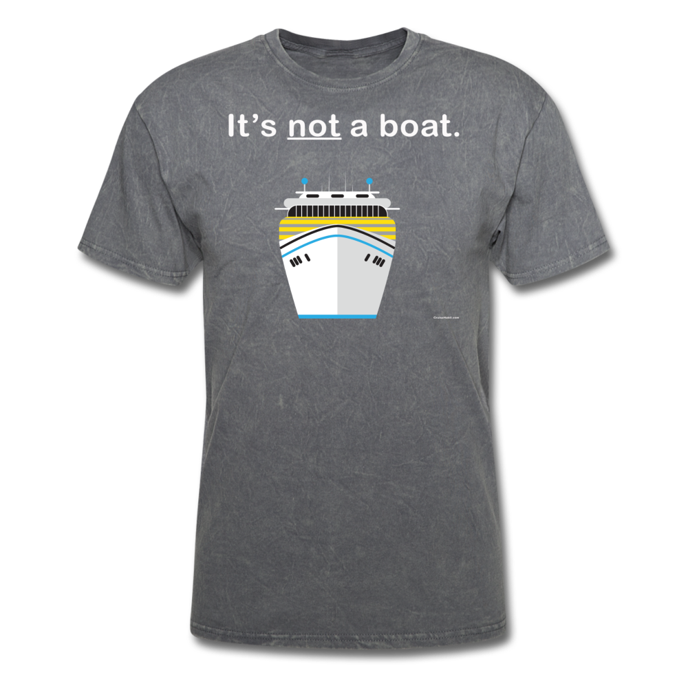 "It's Not a Boat" (Cruise Ship Style) - Men's T-Shirt-CruiseHabit