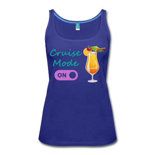 Cruise Mode 'On' - Tropical Cruise Women's Tank Top-CruiseHabit