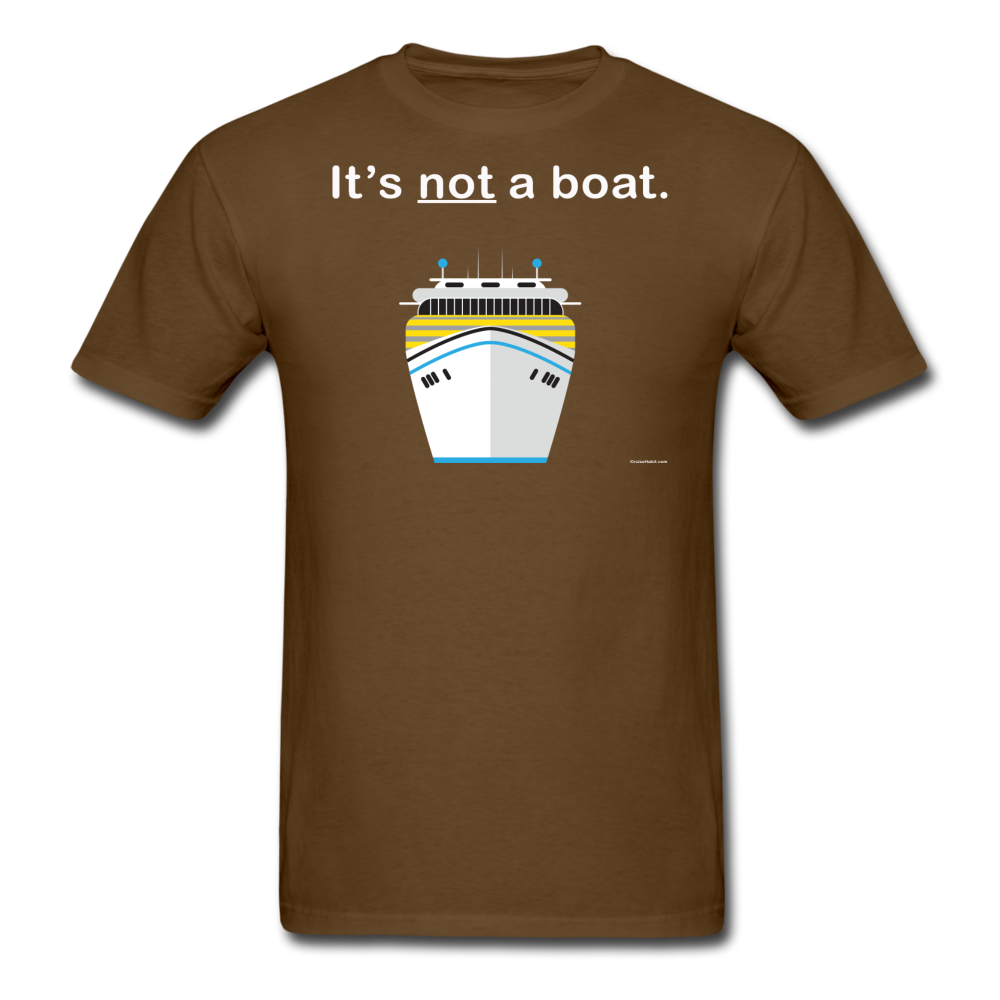 "It's Not a Boat" (Cruise Ship Style) - Men's T-Shirt-CruiseHabit
