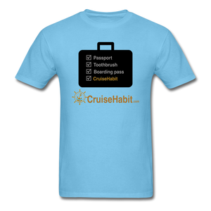 Cruise Checklist Shirt (Men's) - aquatic blue