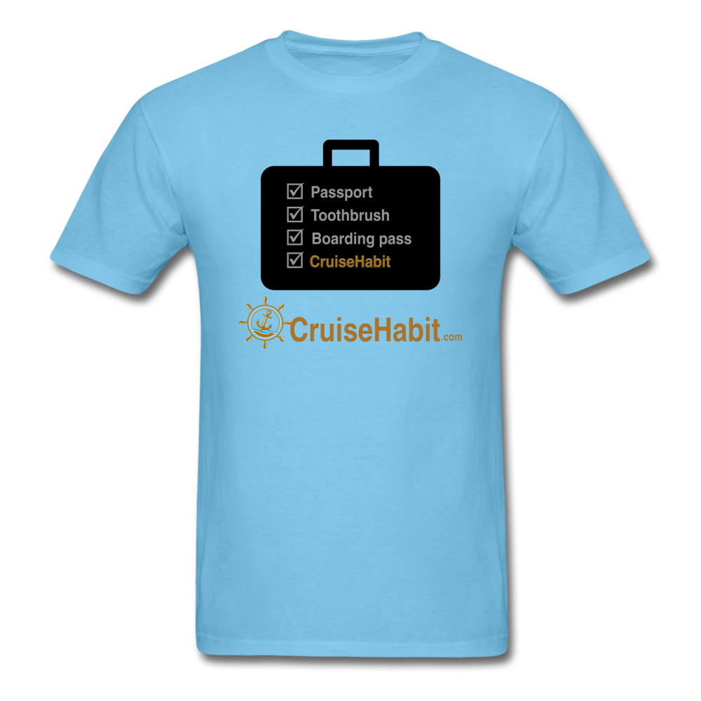 Cruise Checklist Shirt (Men's) - aquatic blue