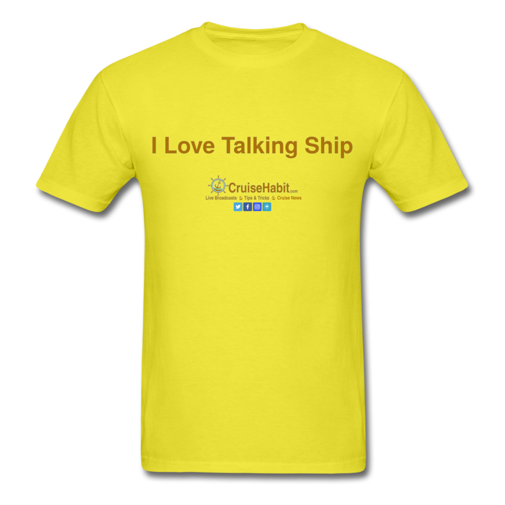 I Love Talking Ship - CruiseHabit Men's T-Shirt-CruiseHabit