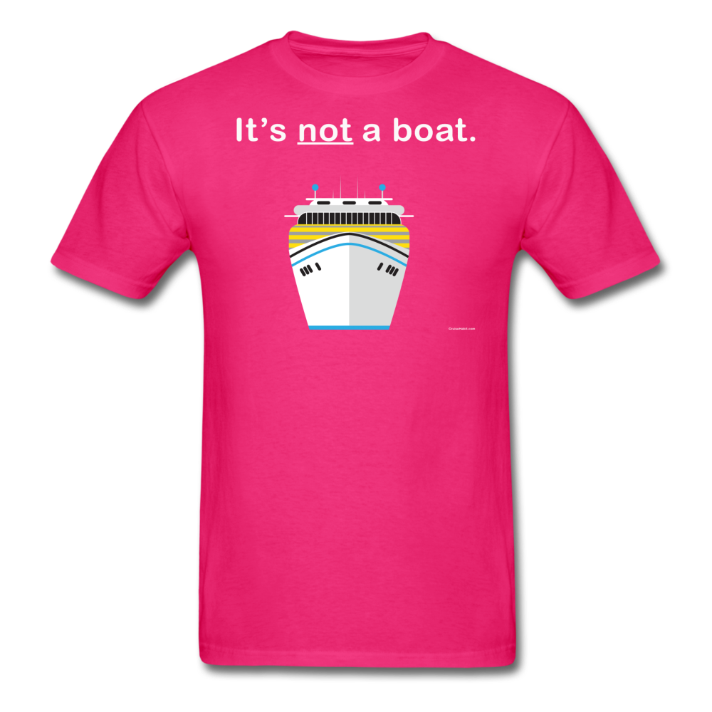 "It's Not a Boat" (Cruise Ship Style) - Men's T-Shirt-CruiseHabit
