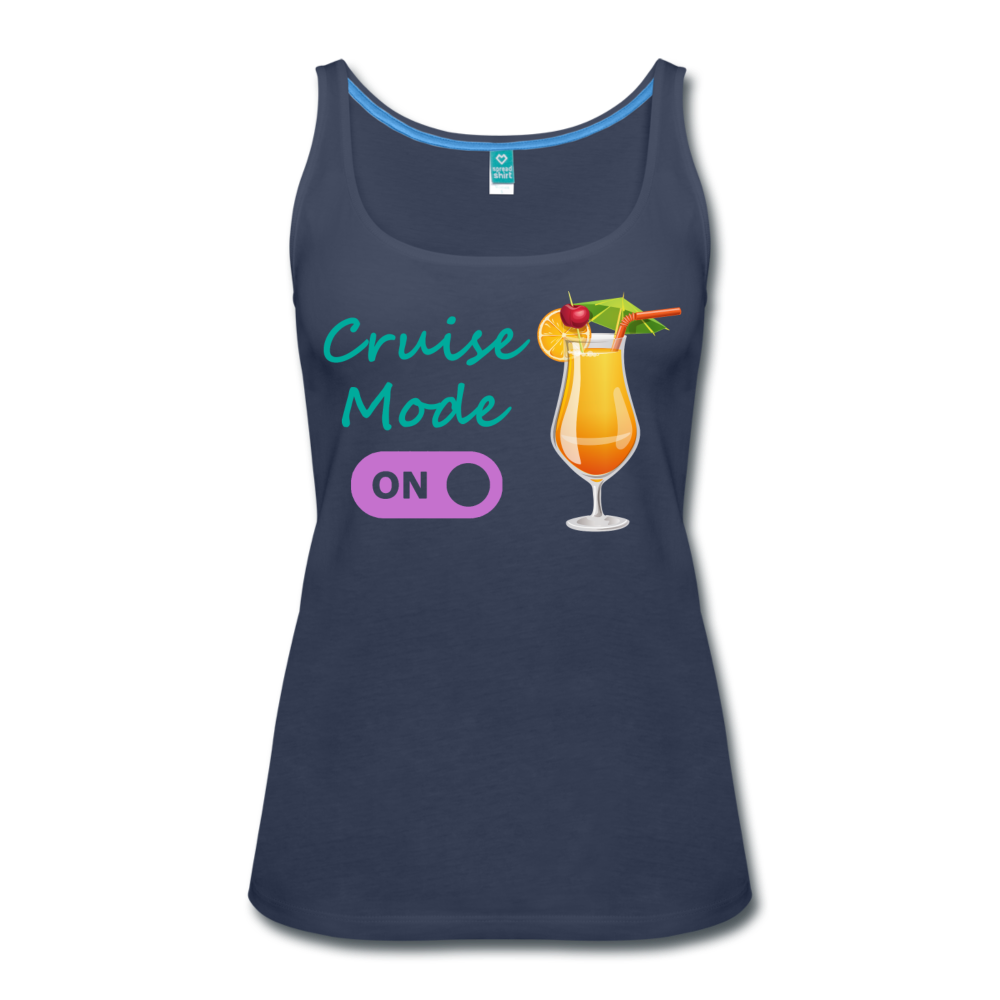 Cruise Mode 'On' - Tropical Cruise Women's Tank Top-CruiseHabit
