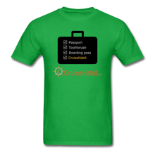 Load image into Gallery viewer, Cruise Checklist Shirt (Men&#39;s) - bright green