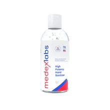 Load image into Gallery viewer, MEDEX Hand Sanitizer Gel - 70% Pharmaceutical Grade Alcohol - Portable Hand Sanitizer - 4oz Bottles
