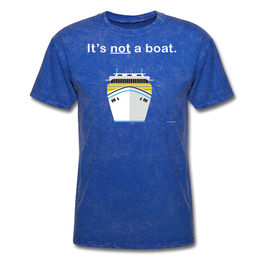 "It's Not a Boat" (Cruise Ship Style) - Men's T-Shirt-CruiseHabit