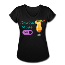 Load image into Gallery viewer, Cruise Mode &#39;On&#39; - Tropical Cruise Women&#39;s V-Neck Shirt-CruiseHabit