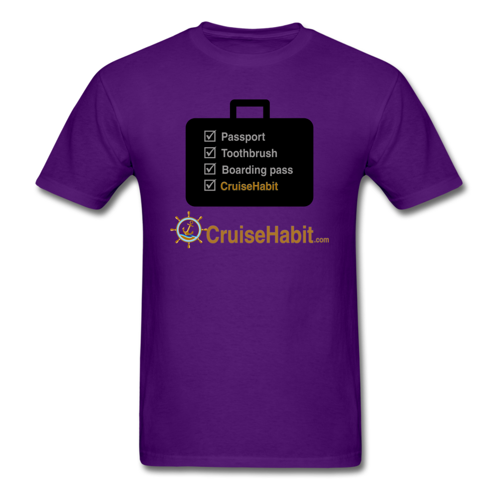 Cruise Checklist Shirt (Men's) - purple
