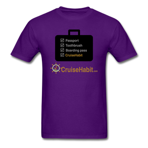 Cruise Checklist Shirt (Men's) - purple