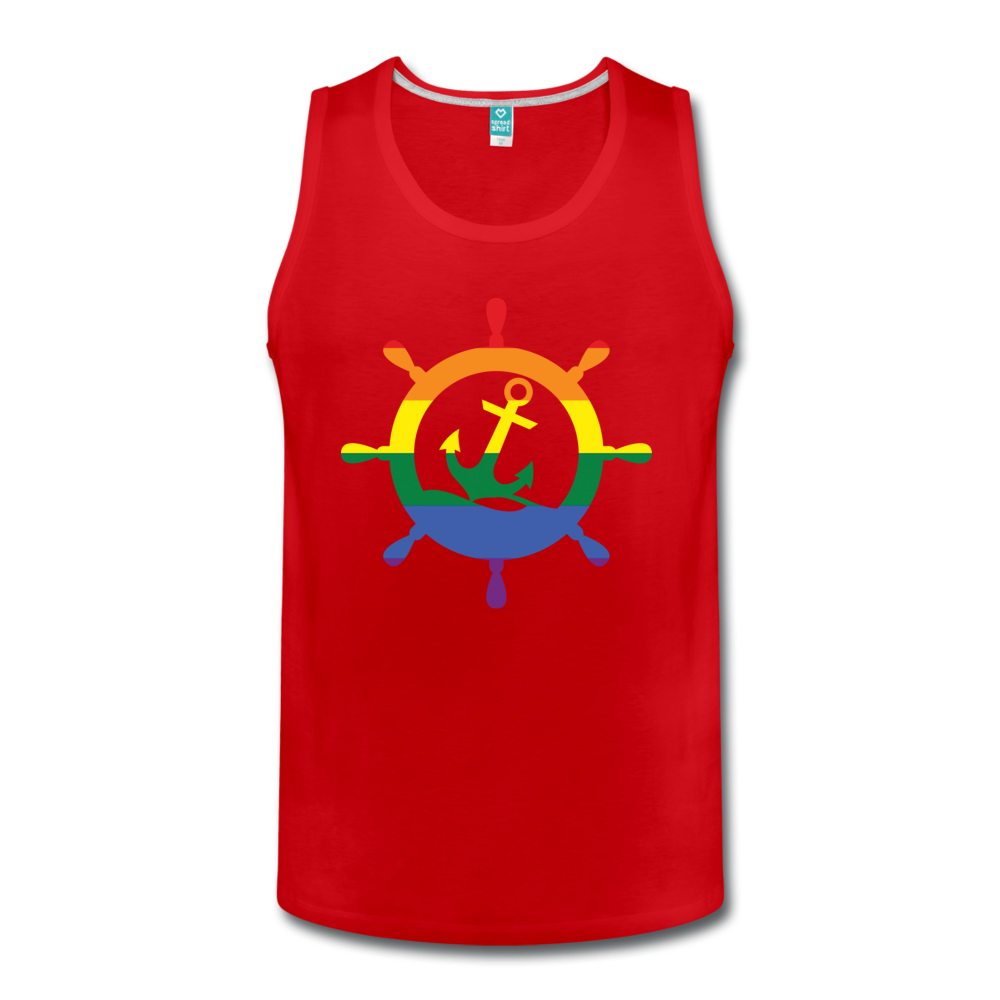 CruiseHabit LGBTQ+ Pride & Equality Shirt - Net Proceeds Go to Charity - Men's Tank-CruiseHabit