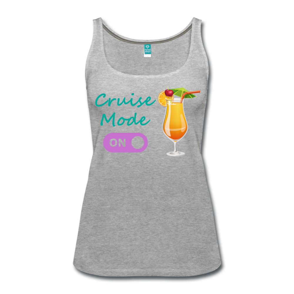 Cruise Mode 'On' - Tropical Cruise Women's Tank Top-CruiseHabit