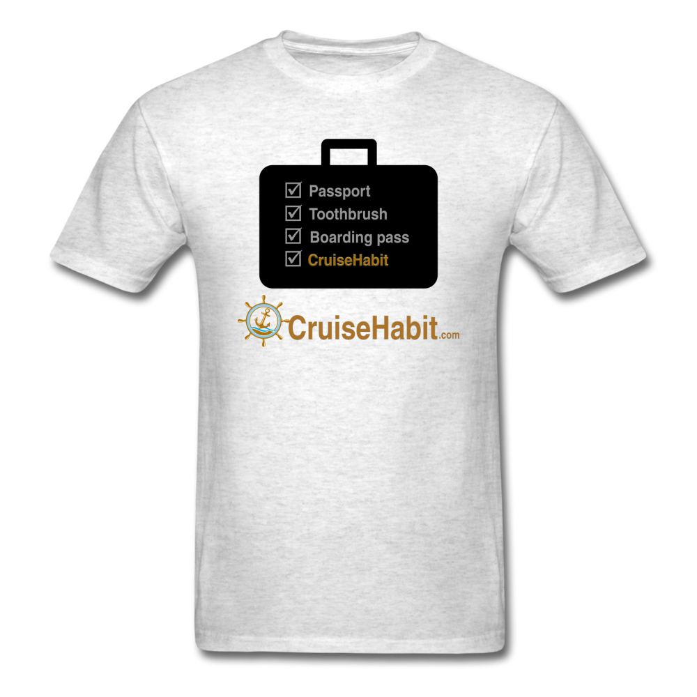 Cruise Checklist Shirt (Men's) - light heather grey