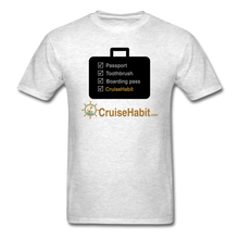 Load image into Gallery viewer, Cruise Checklist Shirt (Men&#39;s) - light heather grey