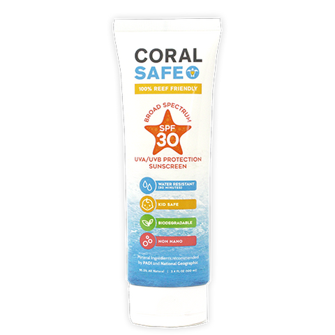 Coral Safe SPF 30 Travel Size Biodegradable Sunscreen Lotion