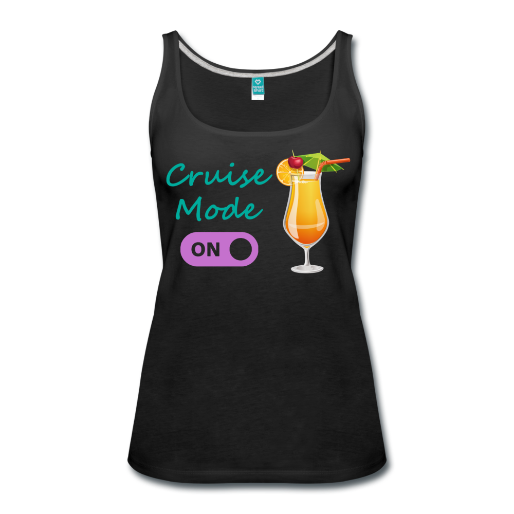 Cruise Mode 'On' - Tropical Cruise Women's Tank Top-CruiseHabit