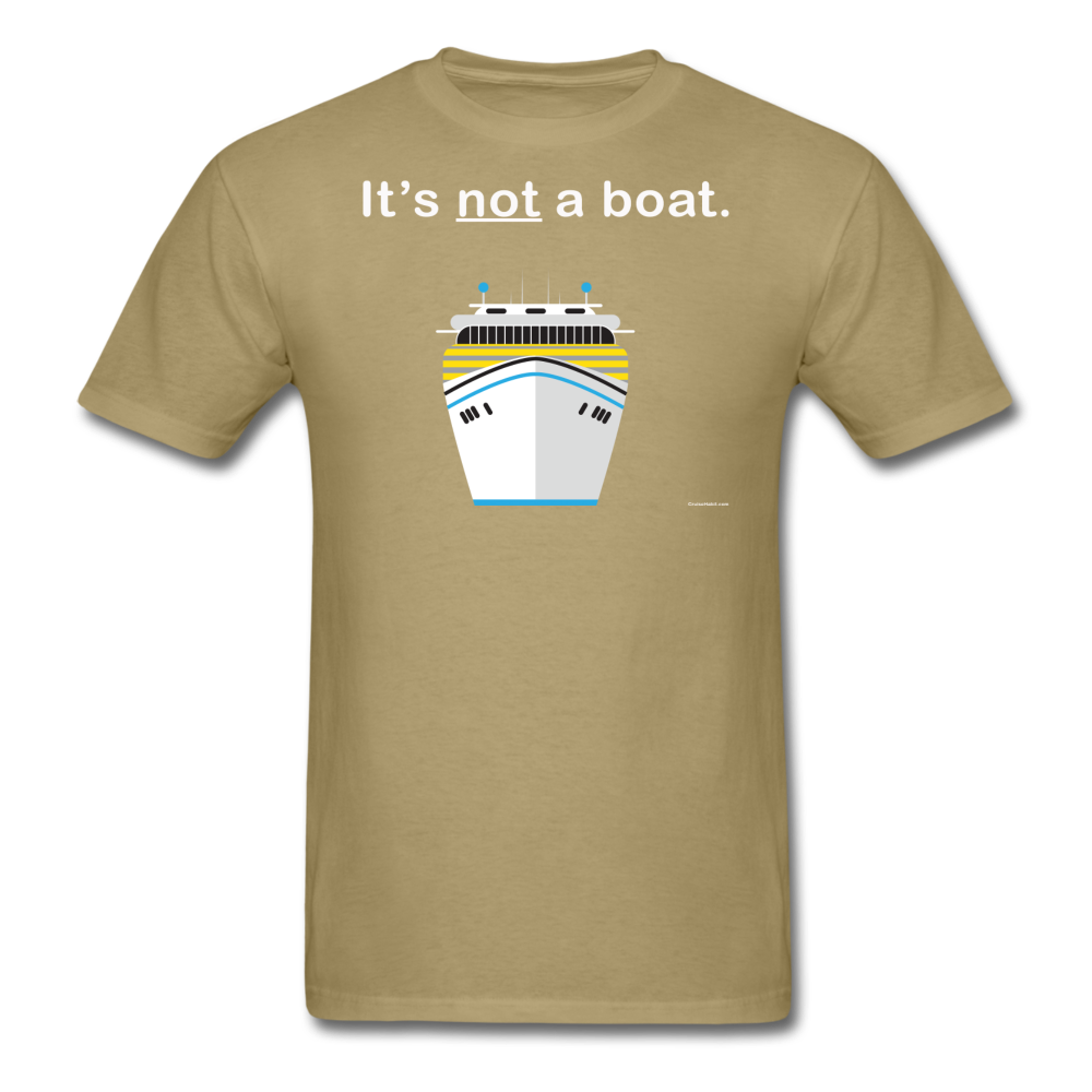 "It's Not a Boat" (Cruise Ship Style) - Men's T-Shirt-CruiseHabit