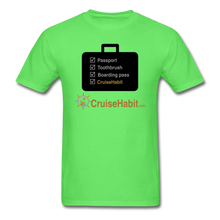 Load image into Gallery viewer, Cruise Checklist Shirt (Men&#39;s) - kiwi