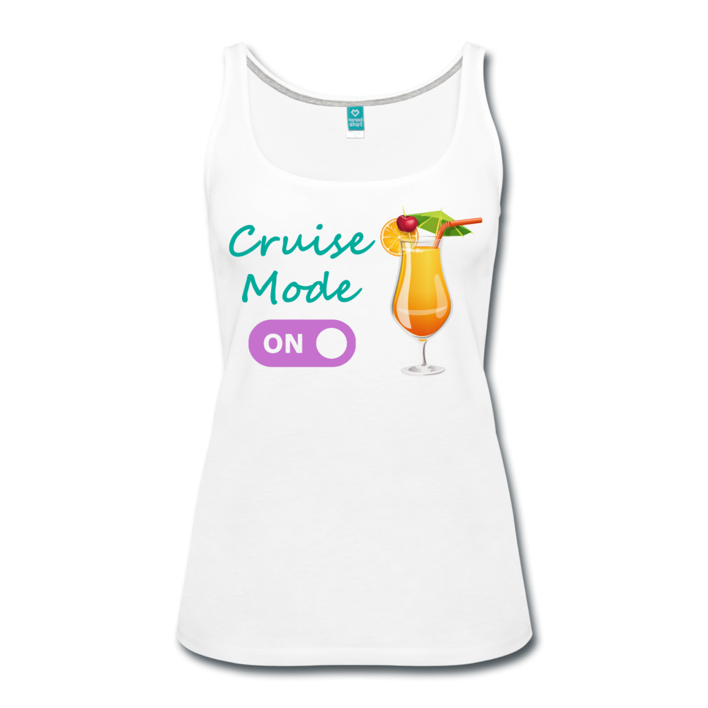 Cruise Mode 'On' - Tropical Cruise Women's Tank Top-CruiseHabit