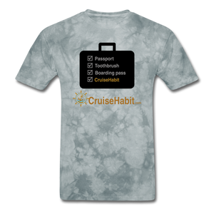 Cruise Checklist Shirt (Men's) - grey tie dye
