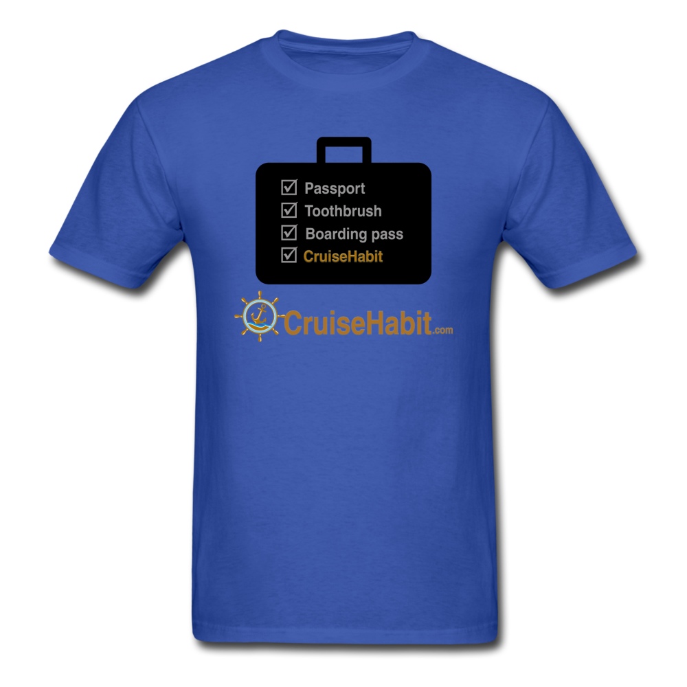 Cruise Checklist Shirt (Men's) - royal blue